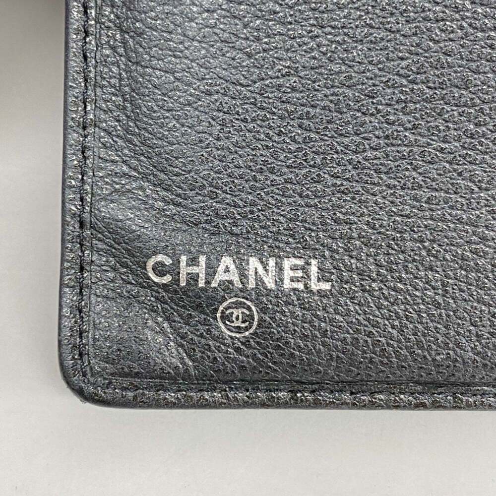 CHANEL Authentic Black Leather Wallet - Picture 4 of 10